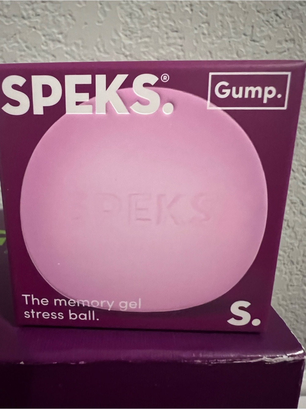 Authentic Speks Memory Gel Stress Ball - Pink